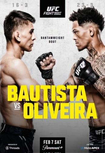 UFC Fight Night 266: Баутиста vs. Оливейра / UFC Fight Night 266: Bautista vs. Oliveira (2026) WEBRip 720p