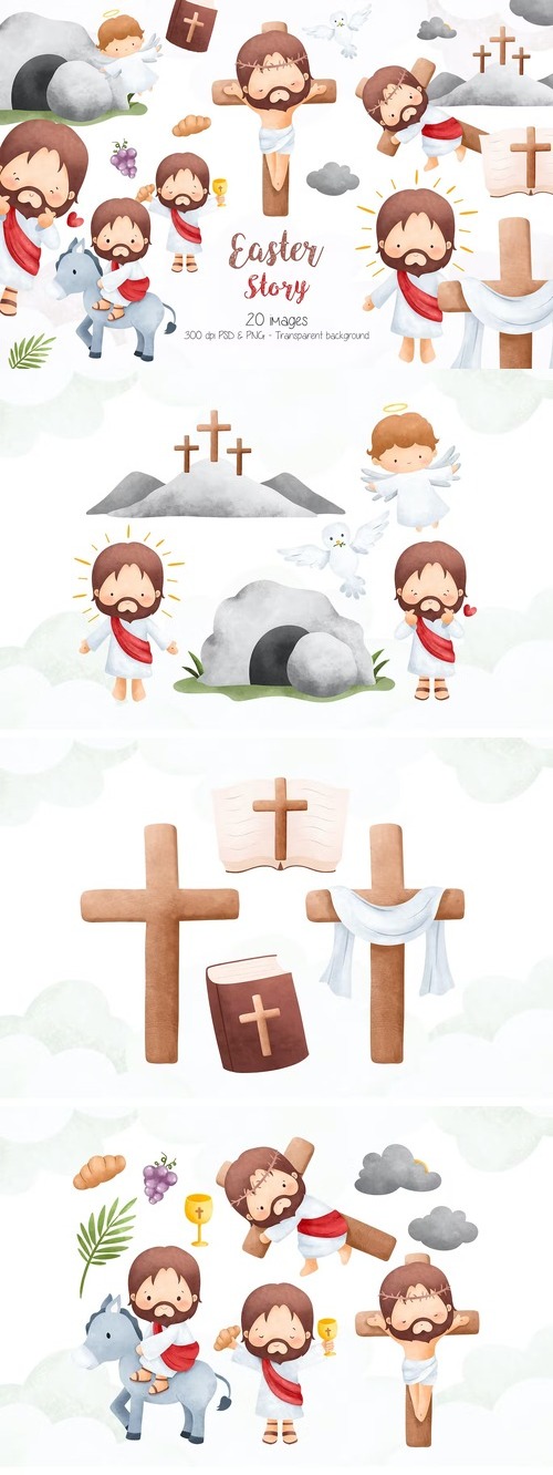 Easter Story Clipart