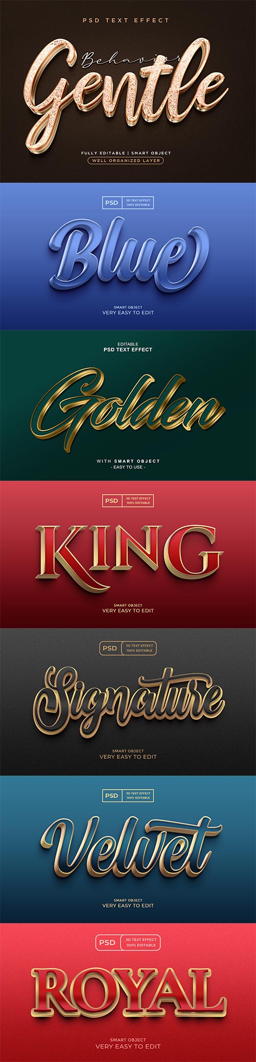 Psd text effect set vol 155