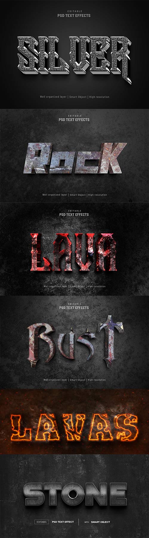 Psd text effect set vol 137