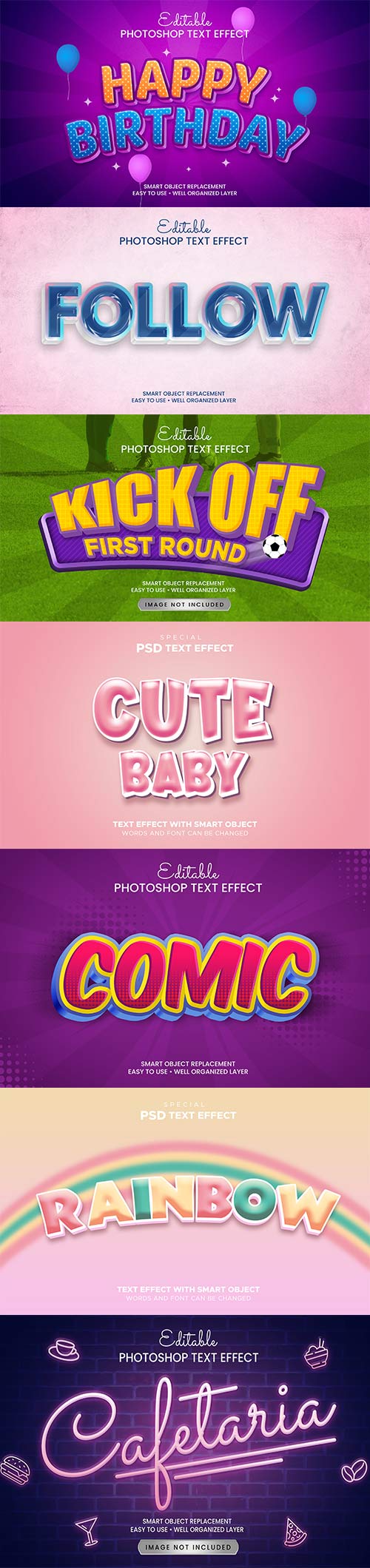 Psd text effect set vol 169