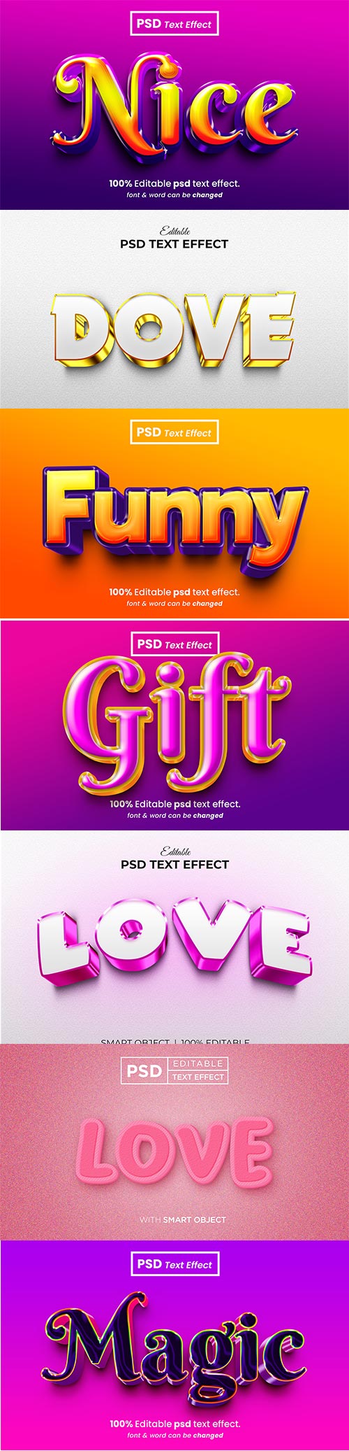 Psd text effect set vol 159