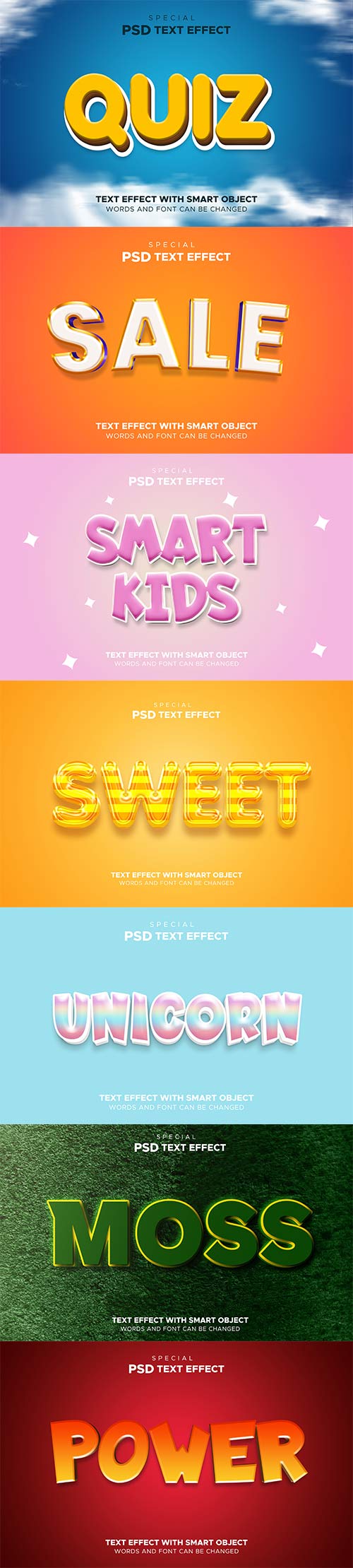 Psd text effect set vol 170