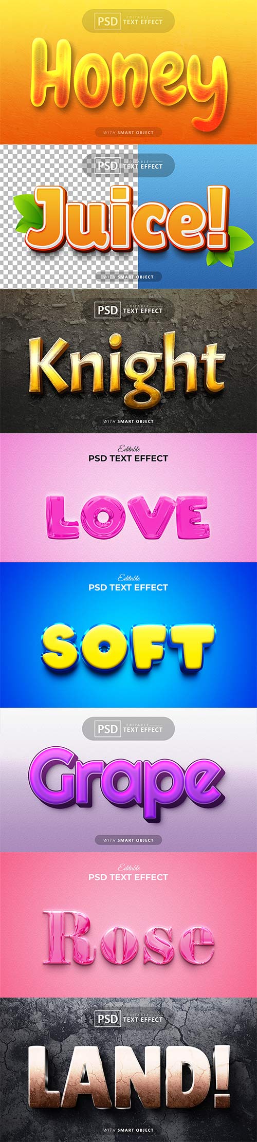 Psd text effect set vol 127