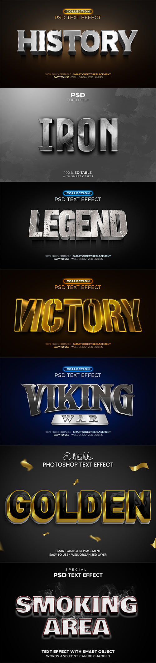 Psd text effect set vol 168