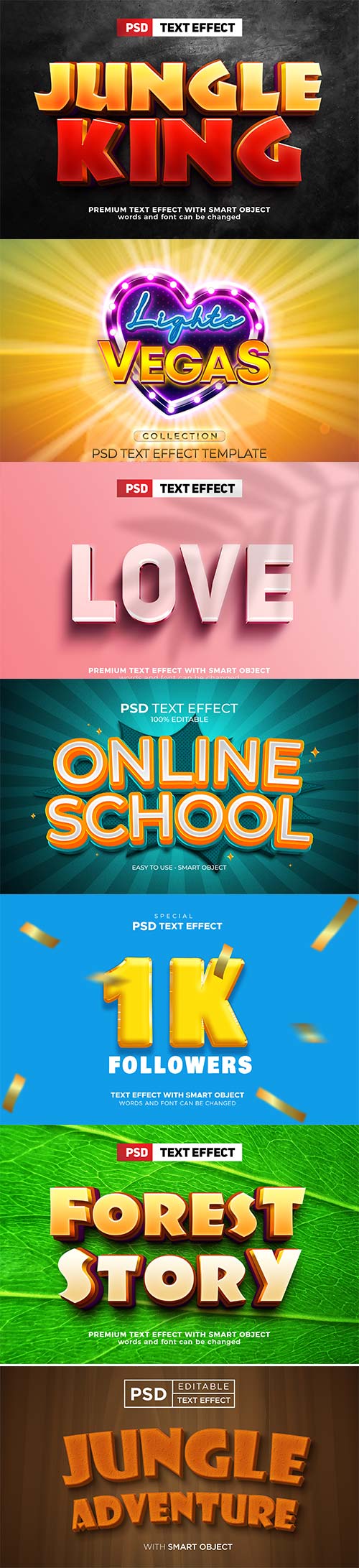 Psd text effect set vol 165