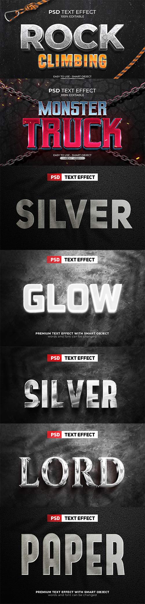 Psd text effect set vol 163