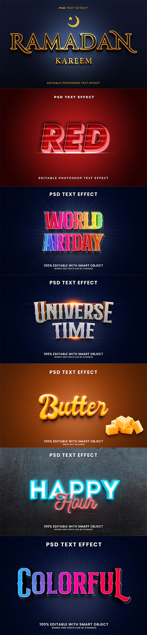 Psd text effect set vol 143
