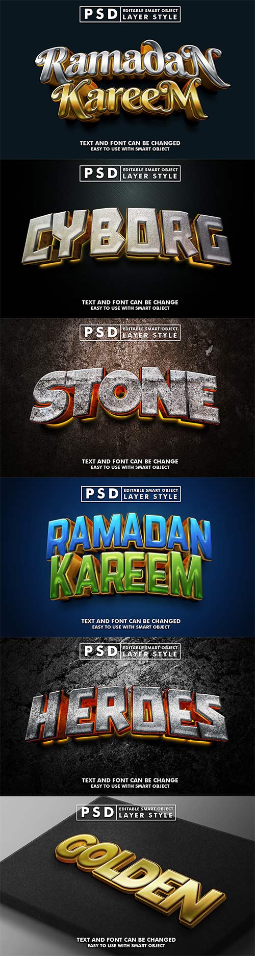Psd text effect set vol 133