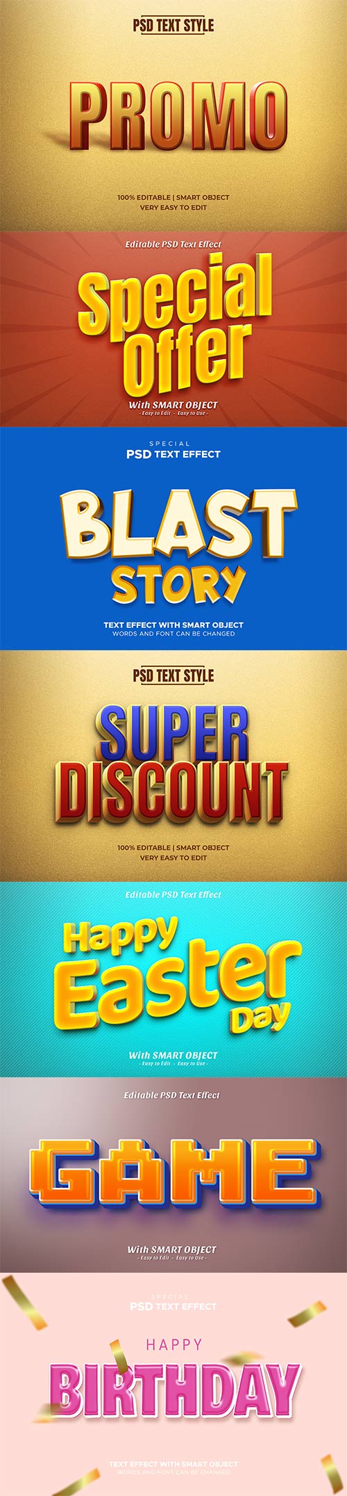 Psd text effect set vol 152