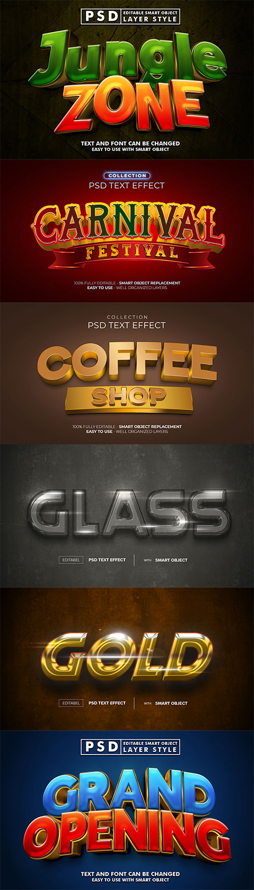Psd text effect set vol 134