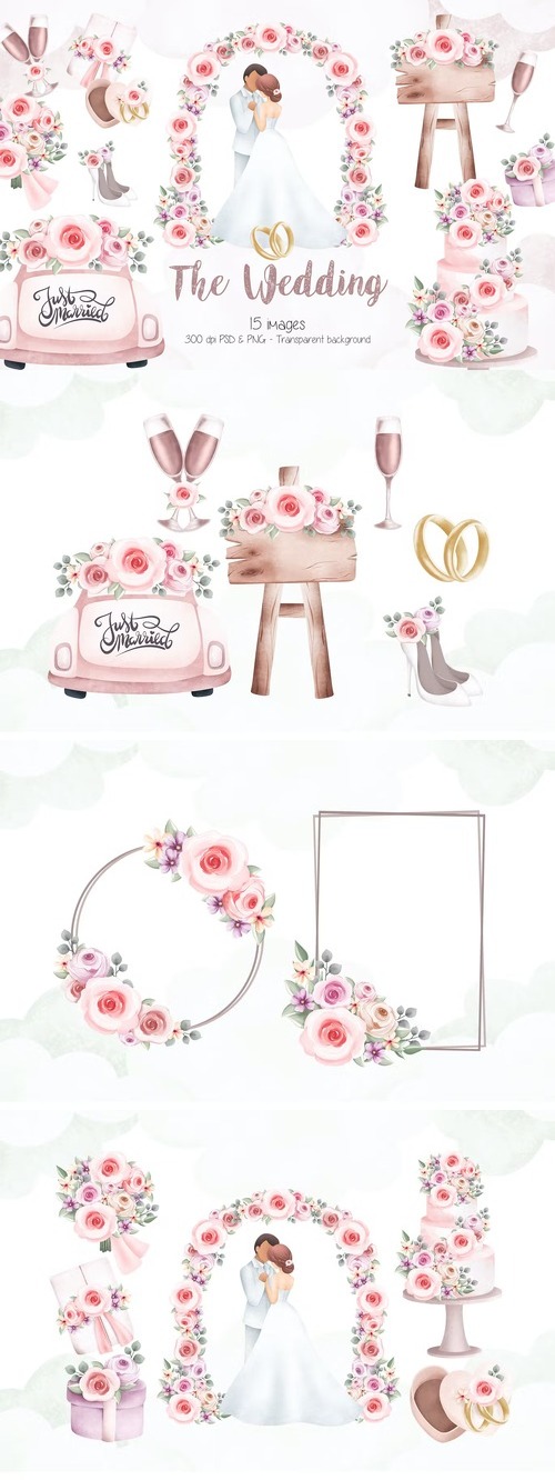 The Wedding Clipart