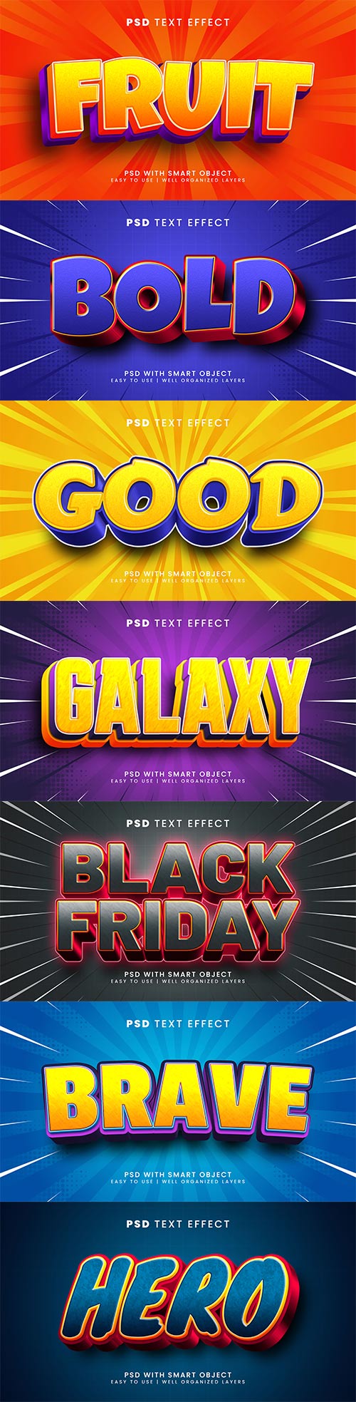Psd text effect set vol 148