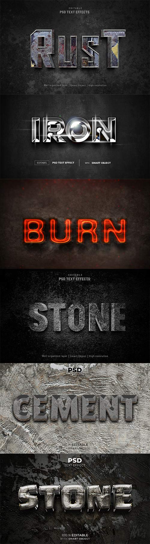 Psd text effect set vol 136