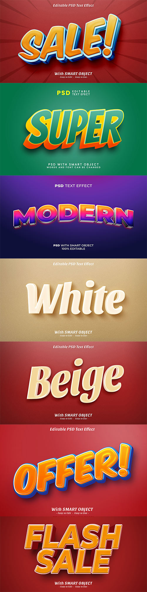 Psd text effect set vol 175
