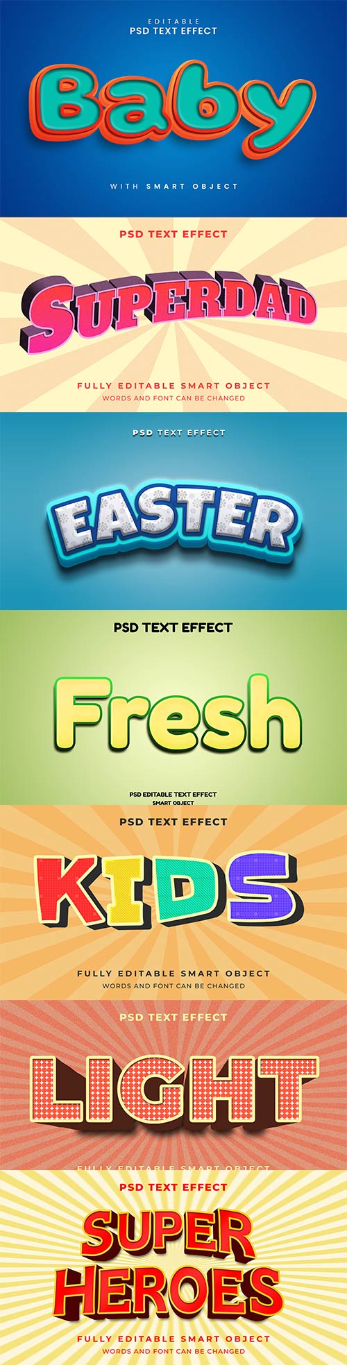 Psd text effect set vol 191