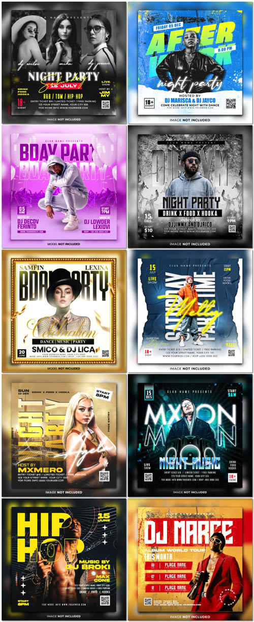 Set flyer psd vol 149