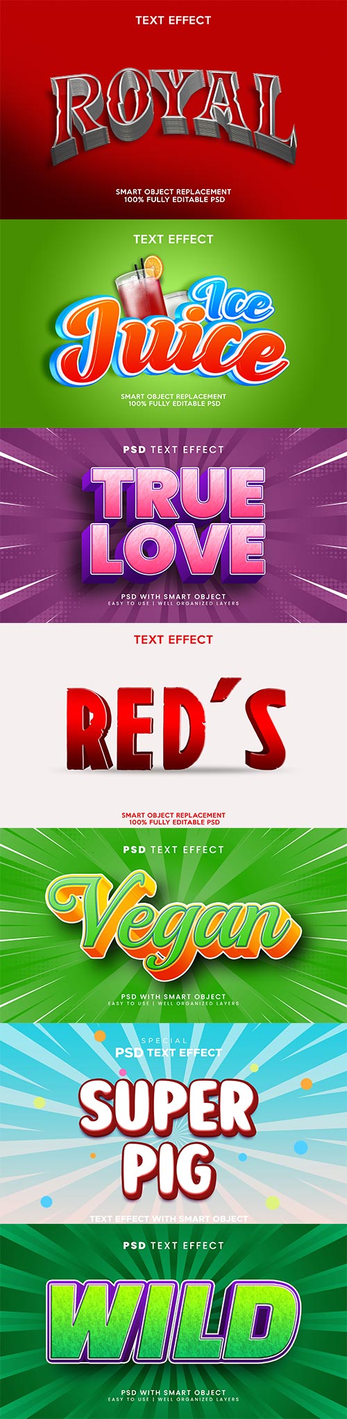 Psd text effect set vol 179