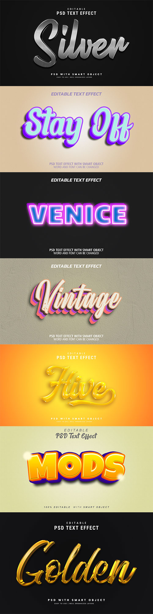 Psd text effect set vol 173