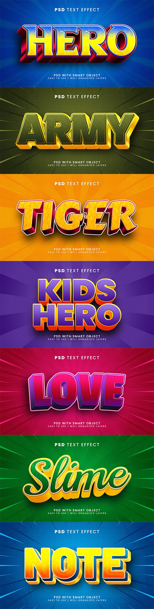 Psd text effect set vol 189
