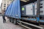 В Киев из Копенгагена поступили генераторы и мобильная котельная