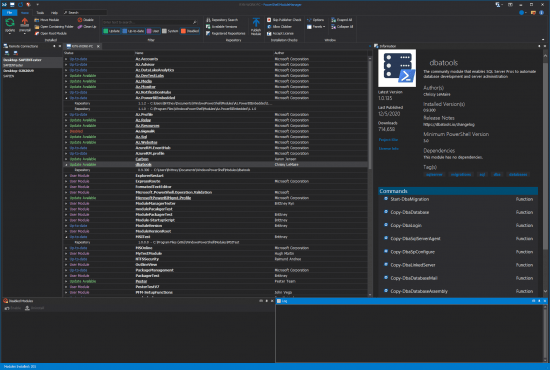 SAPIEN PowerShell ModuleManager 2026 2.0.34 (x64)