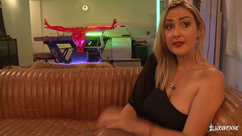 MMF threesome features blonde French amateur Kaylee getting cum on tits (LaCochonne/PornDoePremium) HD 720p