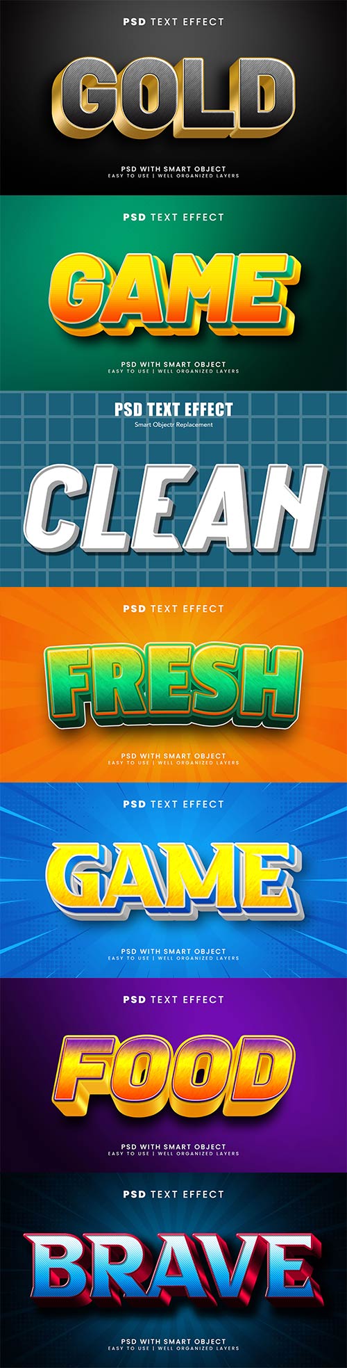Psd text effect set vol 201