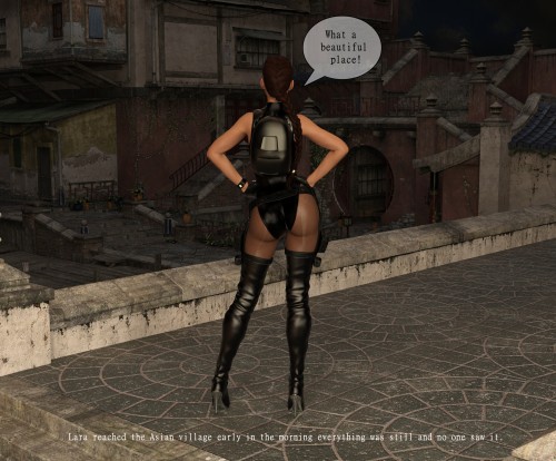 Akahando - Lara Croft - Adventure In Asia 3D Porn Comic