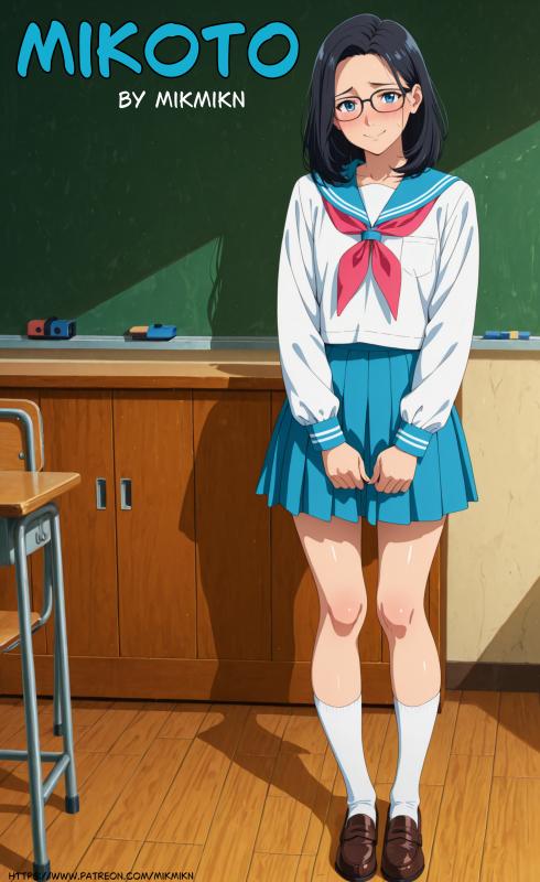 MikMikN - Mikoto Prologue Porn Comics / AI Porn