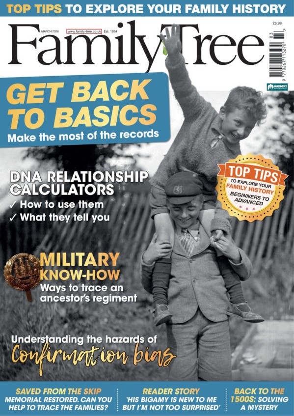 Family Tree UK - March 2026
