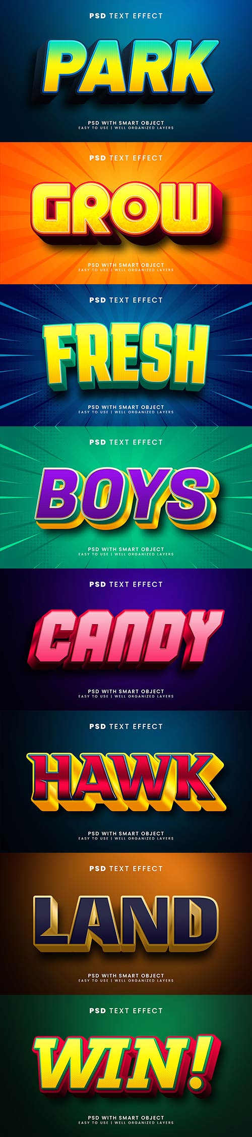 Psd text effect set vol 218