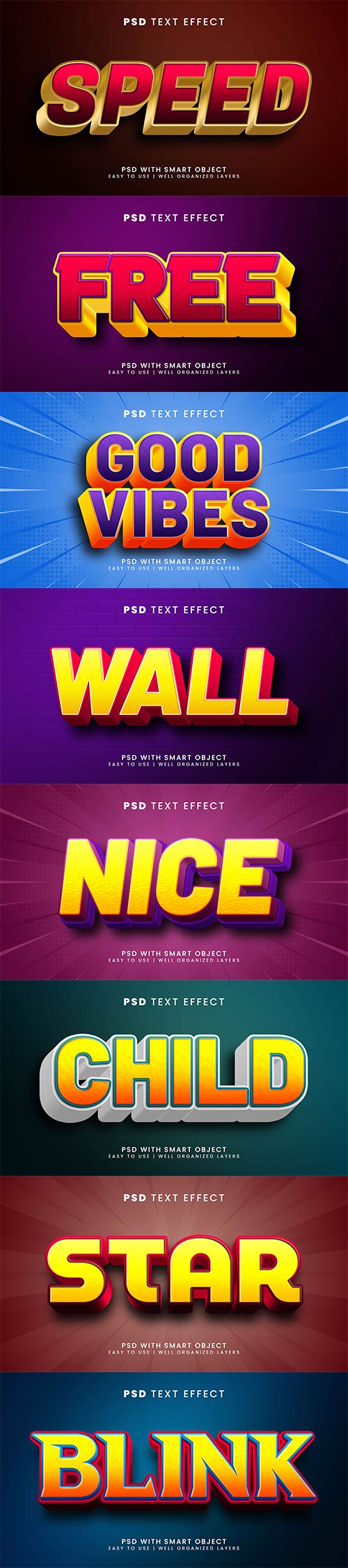 Psd text effect set vol 216