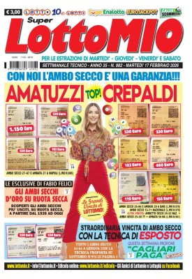 Lottomio di Martedi N.982 - 17 Febbraio 2026