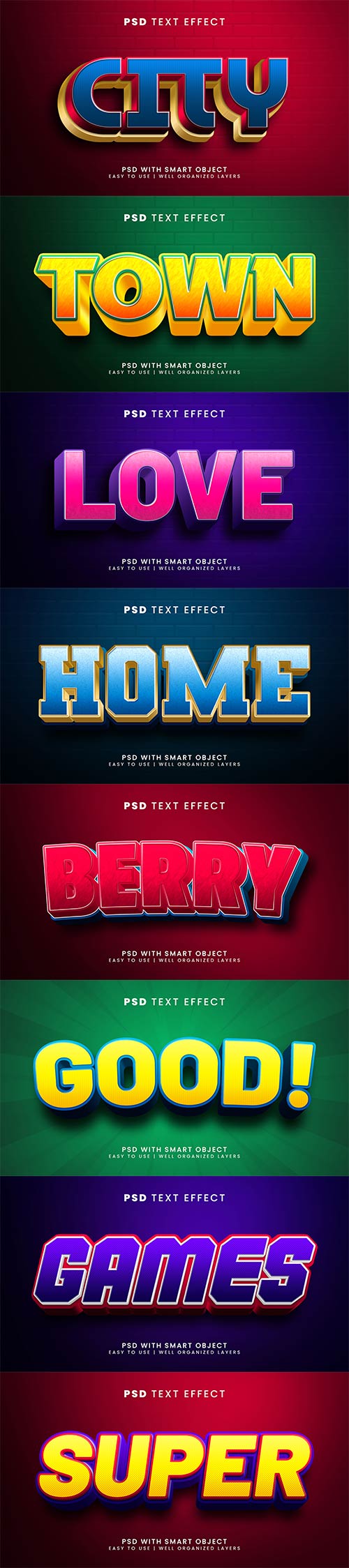 Psd text effect set vol 217