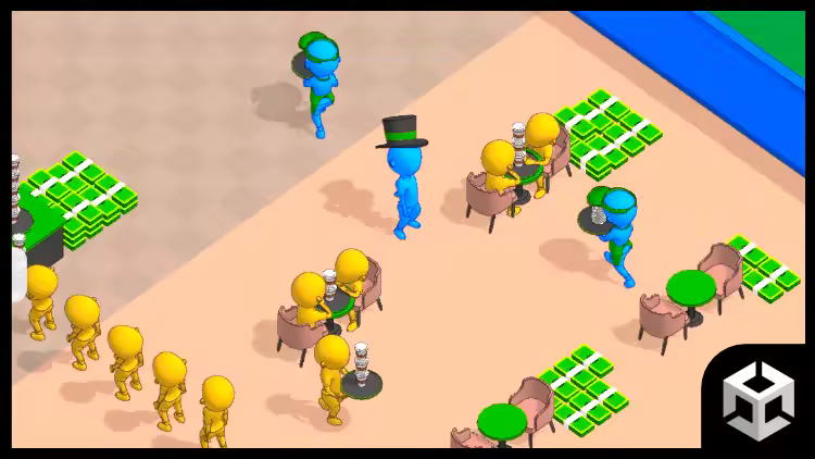 Tiny Coffee Shop –  Unity Mobile & PC Restaurant Simulation