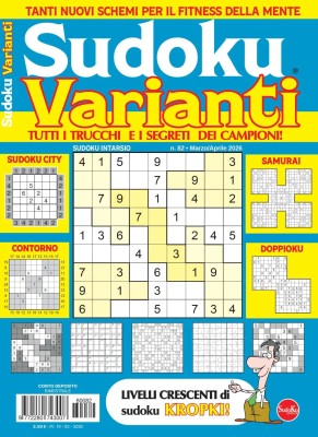 Sudoku Varianti N.82 - Marzo-Aprile 2026
