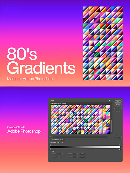 80s Photoshop Gradients 80s Photoshop Gradients