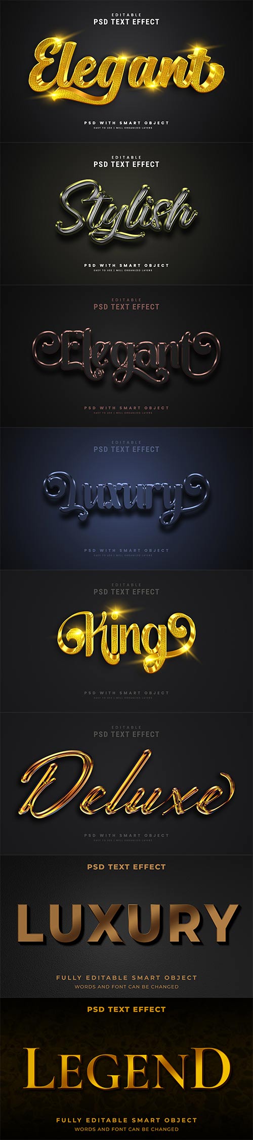Psd text effect set vol 229 Psd text effect set vol 229
