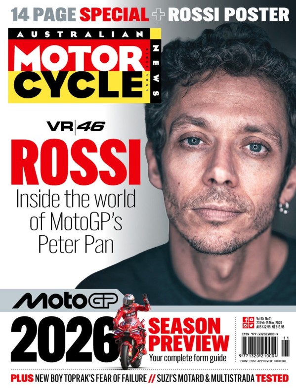 Australian Motorcycle News - Vol 75 Issue 11, 23 February 2026