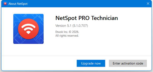 NetSpot 5.1.0.707 All Editions