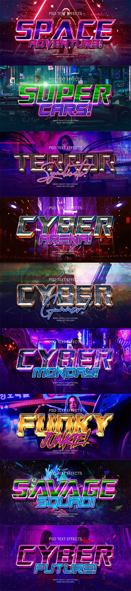 Psd text effect set vol 258 Psd text effect set vol 258