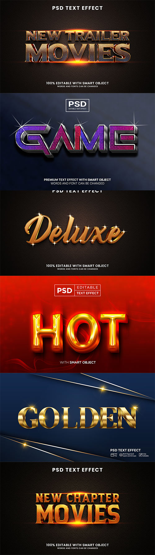 Psd text effect set vol 261 Psd text effect set vol 261