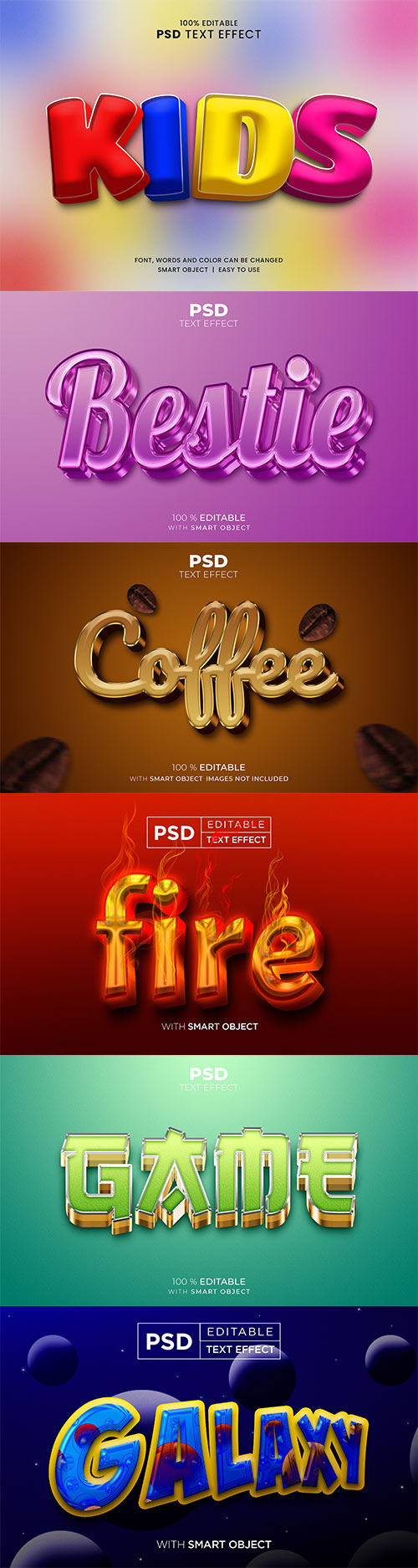 Psd text effect set vol 260 Psd text effect set vol 260