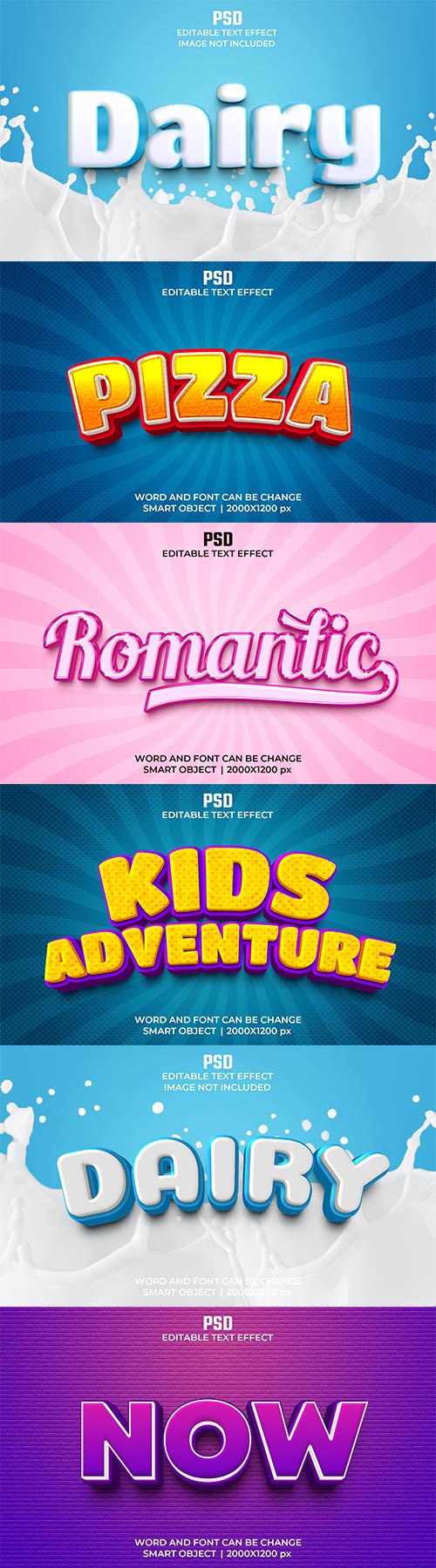 Psd text effect set vol 247 Psd text effect set vol 247