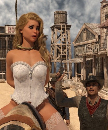 Enhjorning - Merciless Cowboys 3D Porn Comic