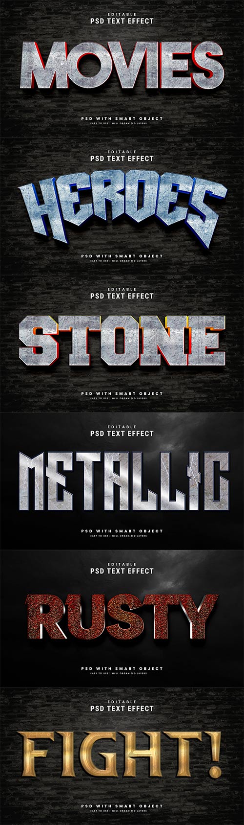 Psd text effect set vol 256