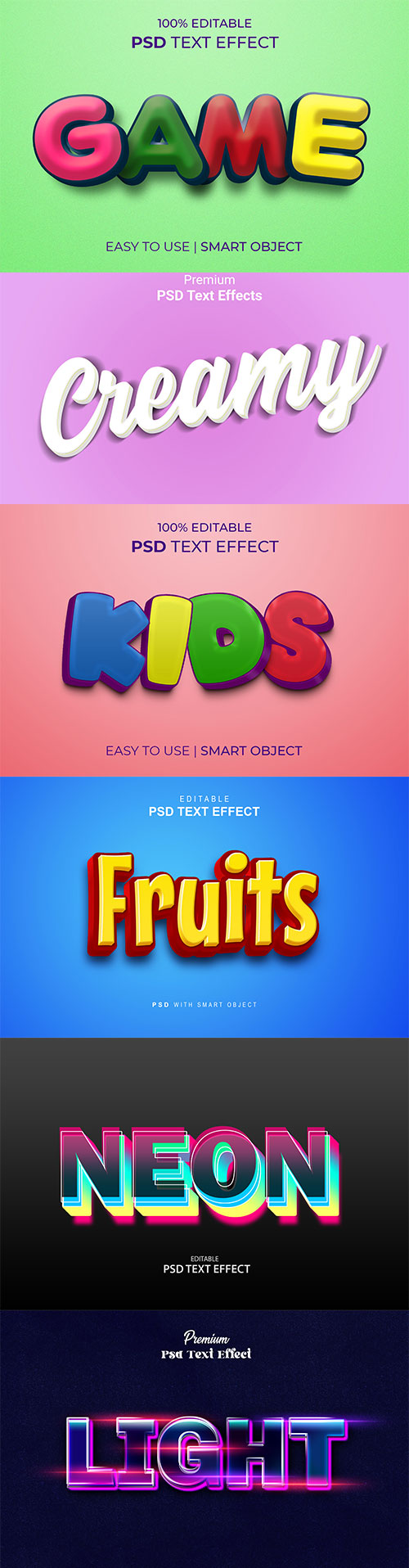 Psd text effect set vol 254