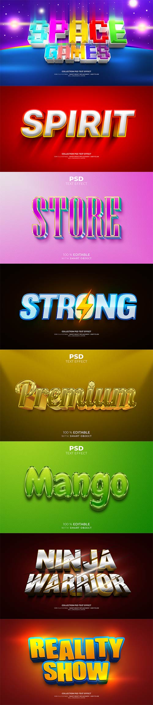 Psd text effect set vol 237