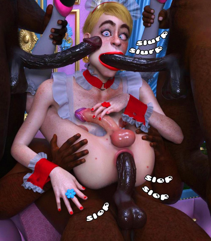 Mitiok18 - Sissy Maids 3D Porn Comic